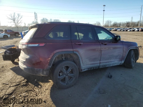 2024 Jeep Grand Cherokee Altitude X with VIN 1C4RJHAG3RC166409, listed as a Copart auction lot 87706675 with 6,441 mi miles and Salvage title. Bid and sale history available at DreamBid. Image 3.