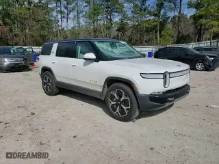 2024 Rivian R1S Adventure with VIN 7PDSGABA1RN030813, listed as a Copart auction lot 47614385 with NaN miles and Salvage Title. Bid and sale history available at carsss.com. Image 12.