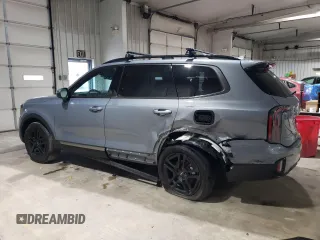 2023 Kia Telluride EX X-Line with VIN 5XYP3DGC8PG372784, listed as a Copart auction lot 51593535 with 12,353 mi miles and Salvage title. Bid and sale history available at DreamBid. Image 2.