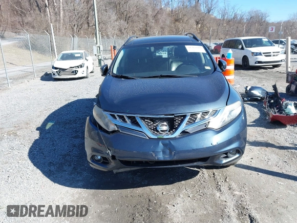 2014 Nissan Murano S with VIN JN8AZ1MWXEW520200, listed as a IAAI auction lot 41362606 with 130,380 mi miles and . Bid and sale history available at DreamBid. Image 12.