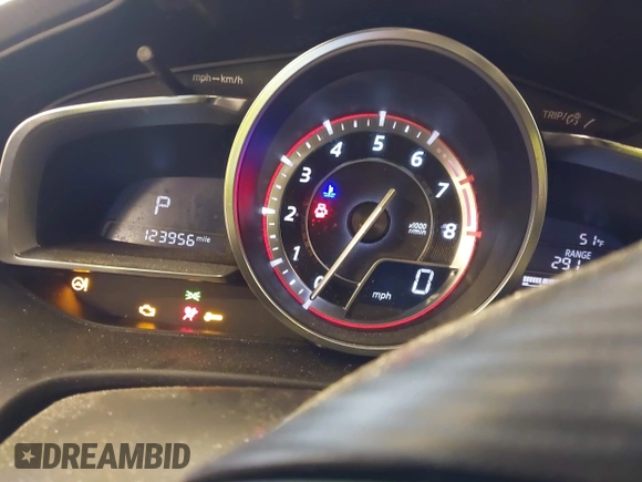 2014 Mazda 3 S Grand Touring with VIN JM1BM1W31E1182703, listed as a IAAI auction lot 41470742 with 123,956 mi miles and . Bid and sale history available at DreamBid. Image 7.