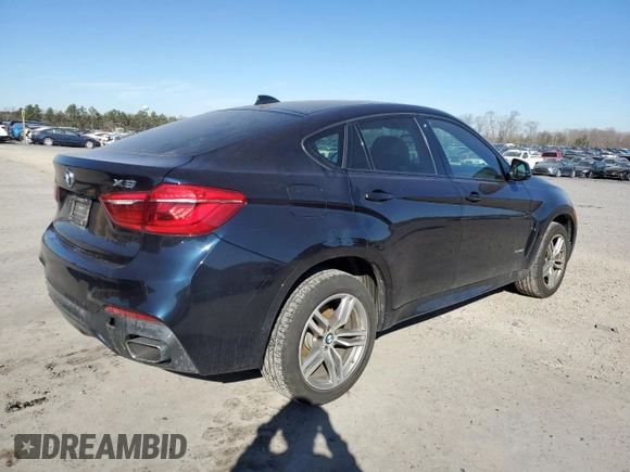 2016 BMW X6 xDrive35i with VIN 5UXKU2C54G0N83150, listed as a Copart auction lot 42018804 with 89,243 mi miles. Bid and sale history available at carsss.com. Image 3.