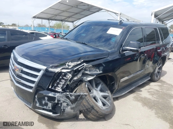 2015 Cadillac Escalade Luxury with VIN 1GYS3MKJ6FR747131, listed as a IAAI auction lot 41820427 with 49,956 mi miles. Bid and sale history available at carsss.com. Image 17.