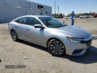 2019 Honda Insight Touring with VIN 19XZE4F95KE022706, listed as a Copart auction lot 52187015 with 58,294 mi miles and Salvage Title. Bid and sale history available at DreamBid. Image 4.