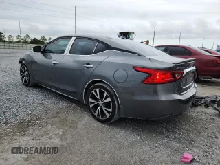 2017 Nissan Maxima SR with VIN 1N4AA6AP3HC363716, listed as a Copart auction lot 58926125 with 74,835 mi miles and Salvage title. Bid and sale history available at DreamBid. Image 2.