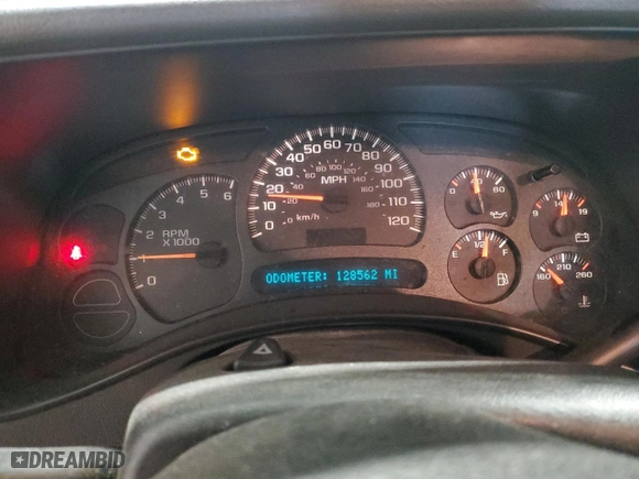 2005 Chevrolet Silverado 1500 Z71 with VIN 1GCEK14T05Z289135, listed as a Copart auction lot 84499504 with 128,562 mi miles and Salvage Title. Bid and sale history available at carsss.com. Image 9.