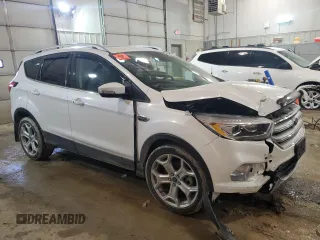 2019 Ford Escape Titanium with VIN 1FMCU9J97KUC37529, listed as a Copart auction lot 42243404 with 37,677 mi miles and Salvage Title. Bid and sale history available at carsss.com. Image 4.