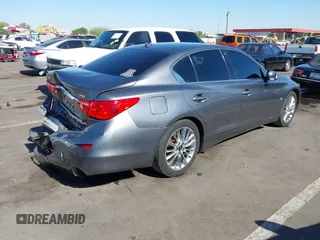 2017 Infiniti Q50 Premium z VIN JN1EV7AP5HM733602, wystawiony jako IAAI lot #42334405 z przebiegiem 174 058 mil mil oraz . Historia ofert i sprzedaży dostępna na DreamBid. Obrazek 4.