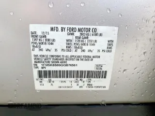 2016 Ford Explorer with VIN 1FM5K8B89GGB76561, listed as a Copart auction lot 45523945 with 38,037 mi miles and Salvage title. Bid and sale history available at DreamBid. Image 13.