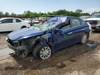 2019 Nissan Sentra SV with VIN 3N1AB7AP6KY256271, listed as a Copart auction lot 54496305 with Not Provided miles and Salvage Title. Bid and sale history available at DreamBid. Image 1.