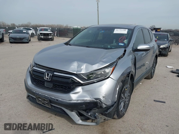 2020 Honda CR-V EX with VIN 5J6RW1H55LL012136, listed as a IAAI auction lot 41732348 with 72,136 mi miles and . Bid and sale history available at DreamBid. Image 17.