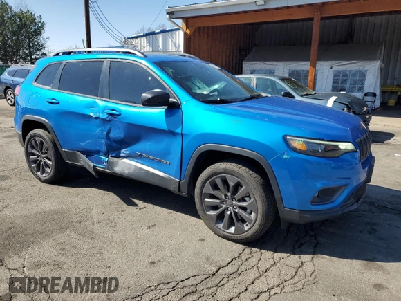 2021 Jeep Cherokee Latitude Lux z VIN 1C4PJMMX5MD206858, wystawiony jako Copart lot #52946925 z przebiegiem 47 495 mil mil oraz Szkoda całkowita • Salvage title. Historia ofert i sprzedaży dostępna na DreamBid. Obrazek 4.