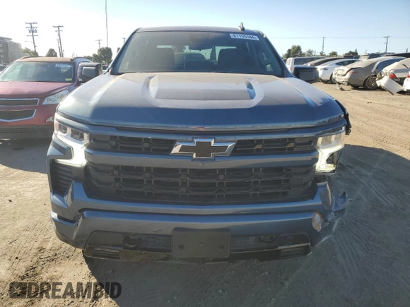 2024 Chevrolet Silverado 1500 RST with VIN 1GCPDEEKXRZ207921, listed as a Copart auction lot 81155184 with 8,207 mi miles and Salvage Title. Bid and sale history available at carsss.com. Image 5.