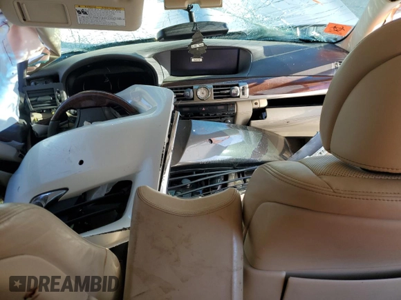 2014 Lexus LS 460 with VIN JTHBL5EF3E5129157, listed as a Copart auction lot 50662565 with Not provided miles and Salvage title. Bid and sale history available at DreamBid. Image 8.