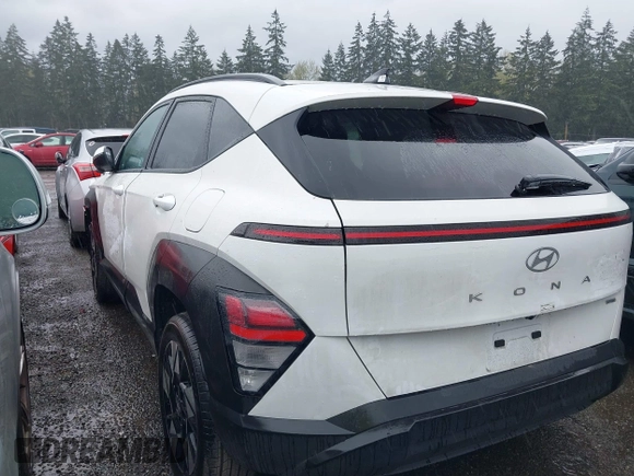 2024 Hyundai Kona SEL with VIN KM8HCCAB1RU051939, listed as a IAAI auction lot 41880076 with 24,513 mi miles. Bid and sale history available at carsss.com. Image 3.