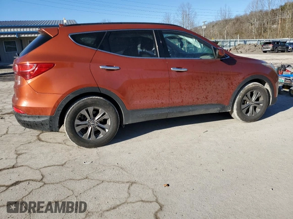 2014 Hyundai Santa Fe Sport with VIN 5XYZU3LB7EG185515, listed as a Copart auction lot 42679185 with 140,742 mi miles and Salvage Title. Bid and sale history available at carsss.com. Image 3.
