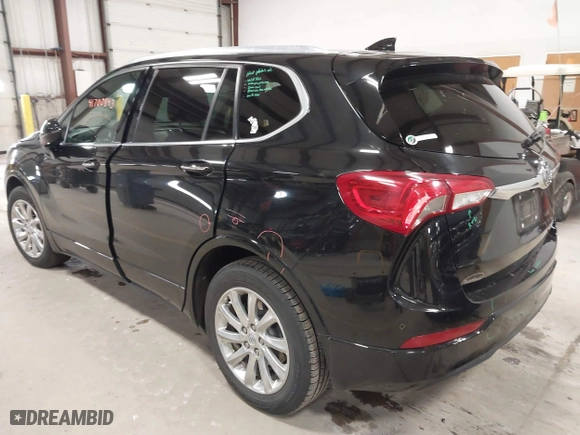 2020 Buick Envision Essence with VIN LRBFXCSA9LD034558, listed as a IAAI auction lot 41700843 with 52,555 mi miles. Bid and sale history available at carsss.com. Image 3.