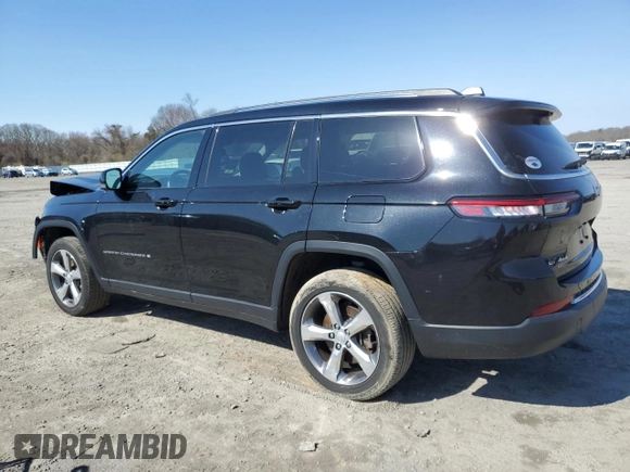 2021 Jeep Grand Cherokee Limited with VIN 1C4RJKBG8M8133283, listed as a Copart auction lot 52646695 with 30,442 mi miles and Salvage Title. Bid and sale history available at DreamBid. Image 2.