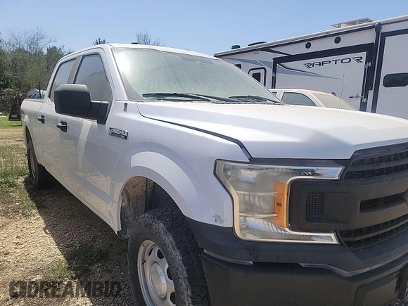 2018 Ford F-150 XL z VIN 1FTFW1E55JKE02878, wystawiony jako IAAI lot #42548209 z przebiegiem 158 272 mil mil oraz . Historia ofert i sprzedaży dostępna na DreamBid. Obrazek 1.