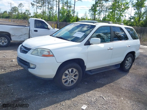 2003 Acura MDX Touring Pkg RES w/Navigation System with VIN 2HNYD18943H507512, listed as a IAAI auction lot 41983011 with 165,445 mi miles. Bid and sale history available at carsss.com. Image 2.