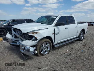 2015 Ram 1500 Big Horn with VIN 1C6RR6LM9FS580481, listed as a Copart auction lot 52956785 with 194,985 mi miles and Salvage Title. Bid and sale history available at carsss.com. Image 1.