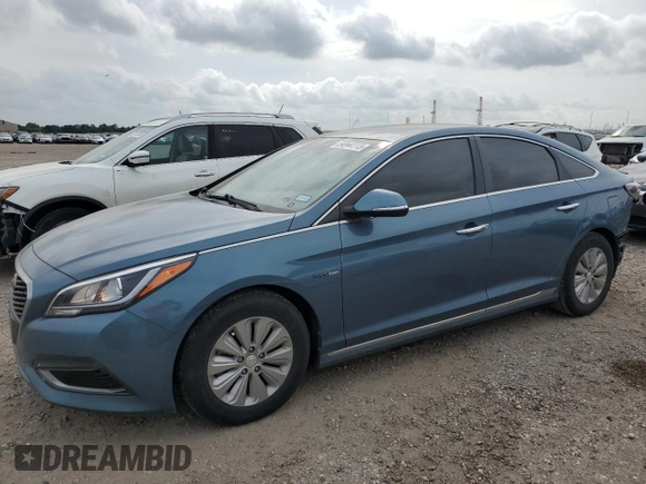 2016 Hyundai Sonata SE with VIN KMHE24L11GA015229, listed as a Copart auction lot 54944115 with 95,819 mi miles and Salvage Title. Bid and sale history available at DreamBid. Image 1.