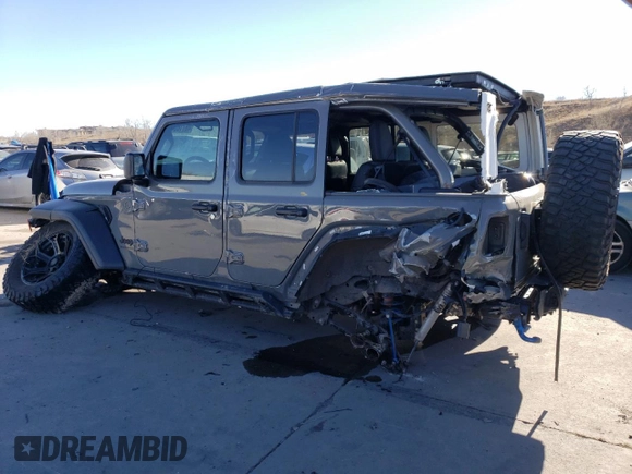 2023 Jeep Wrangler Sport S with VIN 1C4HJXDG3PW602849, listed as a Copart auction lot 46718365 with 24,308 mi miles and Salvage Title. Bid and sale history available at DreamBid. Image 2.