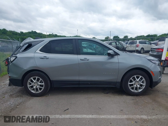 2024 Chevrolet Equinox LT with VIN 3GNAXKEG1RL366154, listed as a IAAI auction lot 42305732 with 23,334 mi miles and . Bid and sale history available at DreamBid. Image 14.