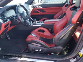 2022 BMW M4 Competition xDrive with VIN WBS43AZ05NCK65609, listed as a Copart auction lot 50820194 with 18,042 mi miles. Bid and sale history available at carsss.com. Image 7.