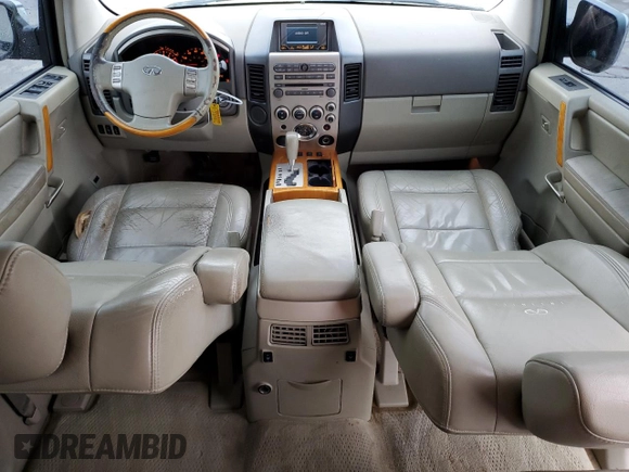 2007 Infiniti QX56 with VIN 5N3AA08A57N804745, listed as a Copart auction lot 78739504 with 234,545 mi miles and Salvage Title. Bid and sale history available at carsss.com. Image 8.