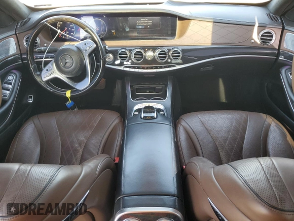 2019 Mercedes-Benz S 560 with VIN WDDUG8DB1KA477630, listed as a Copart auction lot 56252885 with 111,758 mi miles and Salvage title. Bid and sale history available at DreamBid. Image 8.