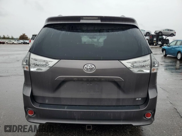 2011 Toyota Sienna SE with VIN 5TDXK3DC9BS135900, listed as a Copart auction lot 53864965 with 217,198 mi miles and Salvage Title. Bid and sale history available at DreamBid. Image 6.