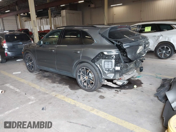 2024 Porsche Cayenne S with VIN WP1AL2AY1RDA34013, listed as a IAAI auction lot 41734007 with 9,778 mi miles and . Bid and sale history available at DreamBid. Image 3.