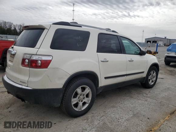2010 GMC Acadia SL with VIN 1GKLVKED3AJ154305, listed as a Copart auction lot 49616735 with 209,792 mi miles and Clean Title. Bid and sale history available at carsss.com. Image 3.