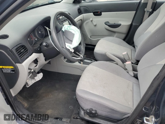 2010 Hyundai Accent GLS with VIN KMHCN4AC4AU526961, listed as a Copart auction lot 48380535 with 105,848 mi miles and Salvage Title. Bid and sale history available at carsss.com. Image 7.