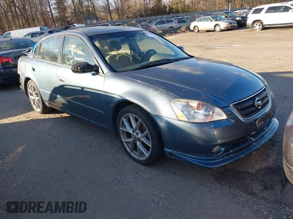 2002 Nissan Altima SE with VIN 1N4BL11E62C115936, listed as a IAAI auction lot 41593574 with 999,999 mi miles. Bid and sale history available at carsss.com. Image 1.