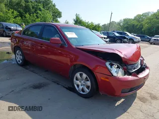 2008 Kia Optima LX z VIN KNAGE123185210311, wystawiony jako IAAI lot #42258687 z przebiegiem 168 467 mil mil oraz . Historia ofert i sprzedaży dostępna na DreamBid. Obrazek 1.