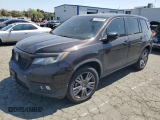2020 Honda Passport EX-L z VIN 5FNYF8H54LB000315, wystawiony jako Copart lot #59194895 z przebiegiem 52 048 mil mil oraz Szkoda całkowita • Salvage title. Historia ofert i sprzedaży dostępna na DreamBid. Obrazek 1.