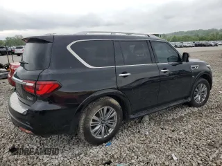 2019 Infiniti QX80 Luxe z VIN JN8AZ2NE4K9233361, wystawiony jako Copart lot #55152495 z przebiegiem 100 382 mil mil oraz Szkoda całkowita • Salvage title. Historia ofert i sprzedaży dostępna na DreamBid. Obrazek 3.