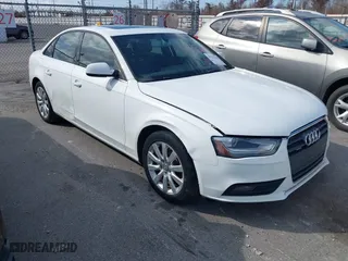 2013 Audi A4 Premium with VIN WAUBFAFL4DA172236, listed as a IAAI auction lot 41521610 with 112,867 mi miles. Bid and sale history available at carsss.com. Image 1.