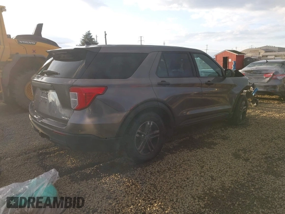 2020 Ford Police Interceptor Utility z VIN 1FM5K8AB5LGA55727, wystawiony jako IAAI lot #40877399 z przebiegiem 38 827 mil mil oraz . Historia ofert i sprzedaży dostępna na DreamBid. Obrazek 4.