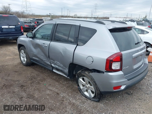 2017 Jeep Compass High Altitude with VIN 1C4NJDEB1HD204718, listed as a IAAI auction lot 41830922 with 101,164 mi miles and . Bid and sale history available at carsss.com. Image 3.