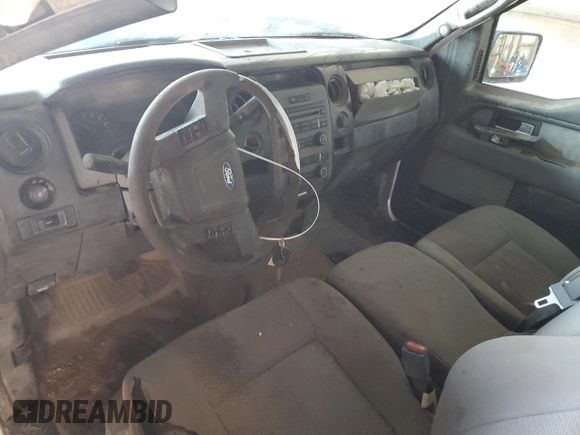 2013 Ford F-150 XL with VIN 1FTMF1CM3DFC12978, listed as a Copart auction lot 43283125 with Not provided miles and Salvage title. Bid and sale history available at DreamBid. Image 8.
