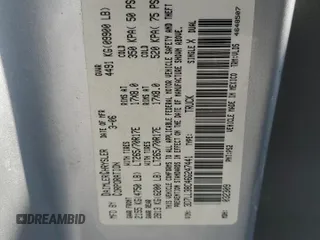 2006 Dodge 3500 SLT с VIN 3D7LL38C46G247441, выставлен на аукционе Copart как лот 66306424 с пробегом 210 701 миль миль и Чистый • Clean title. История ставок и продаж доступна на DreamBid. Изображение 13.