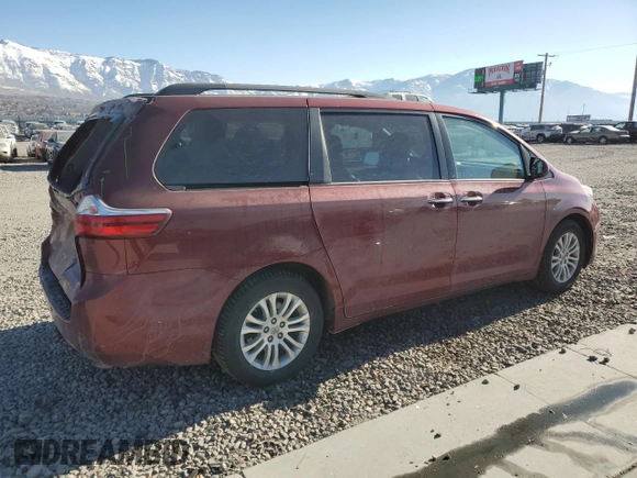 2016 Toyota Sienna XLE with VIN 5TDYK3DC9GS755500, listed as a Copart auction lot 42831485 with 60,890 mi miles and Salvage Title. Bid and sale history available at carsss.com. Image 3.