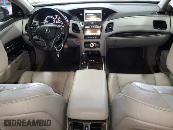 2016 Acura RLX Advance with VIN JH4KC1F98GC001304, listed as a Copart auction lot 73275384 with 102,783 mi miles and Salvage title. Bid and sale history available at DreamBid. Image 8.