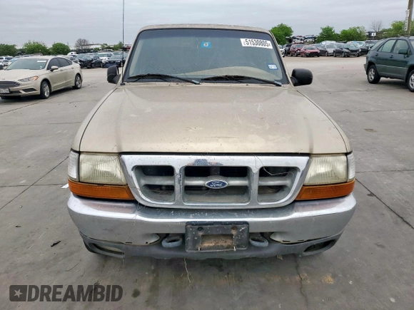 1999 Ford Ranger XL with VIN 1FTZR15V0XPA95023, listed as a Copart auction lot 51530805 with 264,530 mi miles and Clean Title. Bid and sale history available at carsss.com. Image 5.