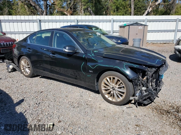 2020 Infiniti Q50 3.0t SPORT with VIN JN1EV7AP5LM207267, listed as a Copart auction lot 43167905 with 72,084 mi miles and Salvage Title. Bid and sale history available at carsss.com. Image 4.