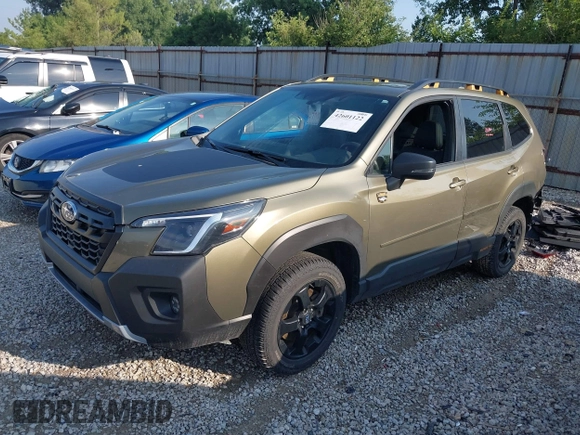 2022 Subaru Forester Wilderness with VIN JF2SKAMCXNH525719, listed as a IAAI auction lot 42601122 with 37,065 mi miles and . Bid and sale history available at DreamBid. Image 2.