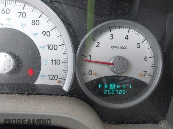 2006 Dodge Dakota SLT with VIN 1D7HE48J06S558586, listed as a IAAI auction lot 41591673 with 252,722 mi miles. Bid and sale history available at carsss.com. Image 7.